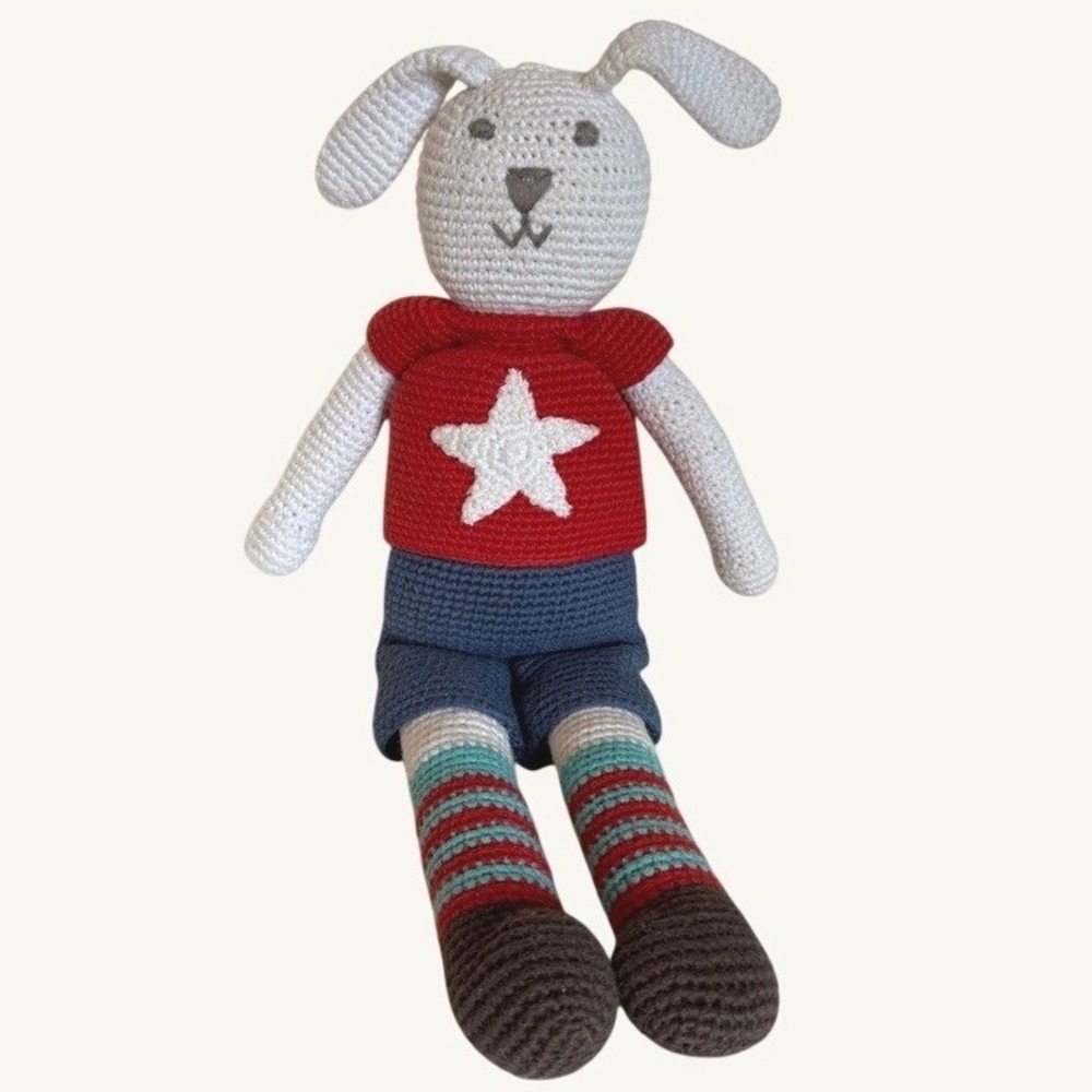 Pebble Handmade Crochet Boy Bunny